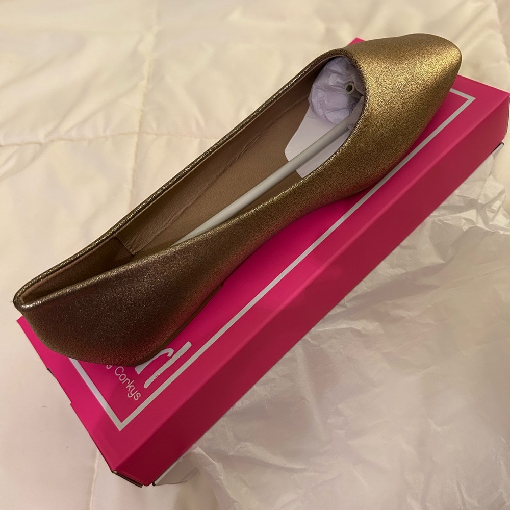 Bronze Women's Ballet Flats